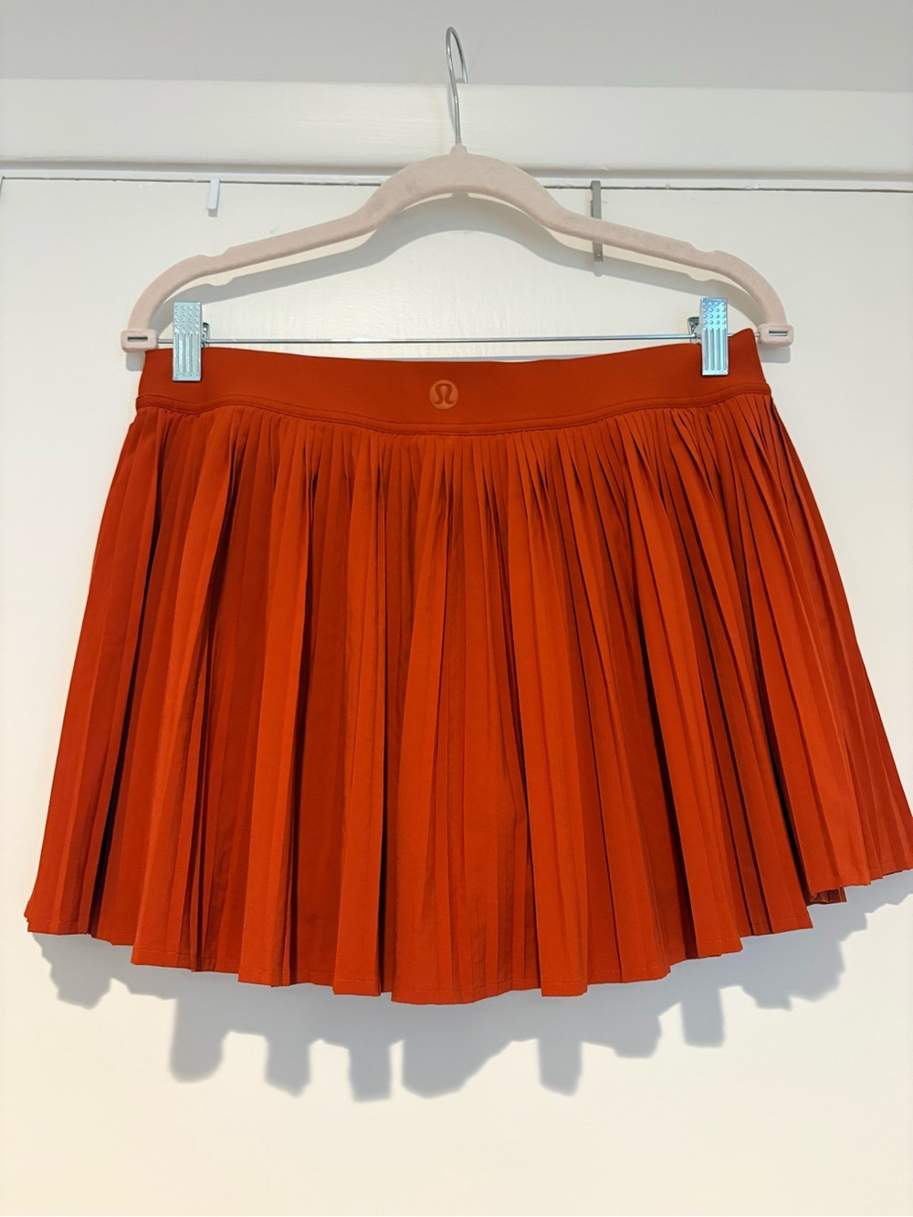 lululemon Varsity Pleated High-Rise Tennis Skirt – Burnt-Orange